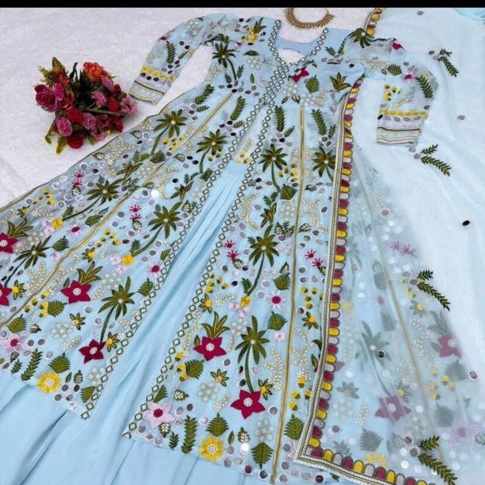 Fancy Pakistani/Indian formal wear for Party, wedding, Mehendi, Holiday One Size